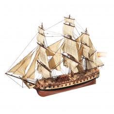 Maquette de bateau en bois : Diana