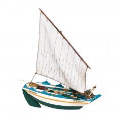 Maquette de bateau en bois : Gamela Carmina