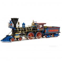 Maquette de train en bois : Locomotive Jupiter 