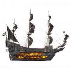 Wooden ship model:  Flying Dutchman