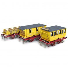 Wooden model train: Adler train cars