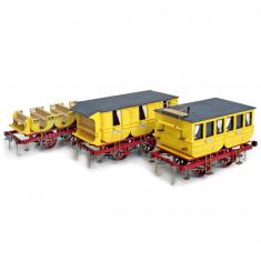 Maquette de train en bois : Voitures pour train Adler