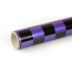 2m ORACOVER LARGE CHEQ.PEARL PURPLE/BLACK 