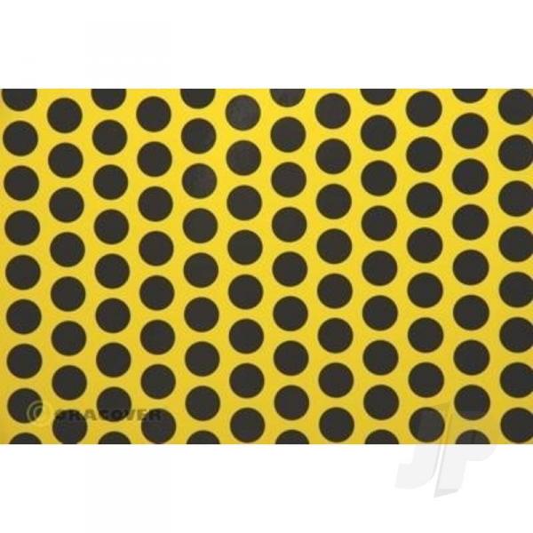 2m Oracover Fun-1 Yellow/Black - 5523793-ORA41-031-071-002