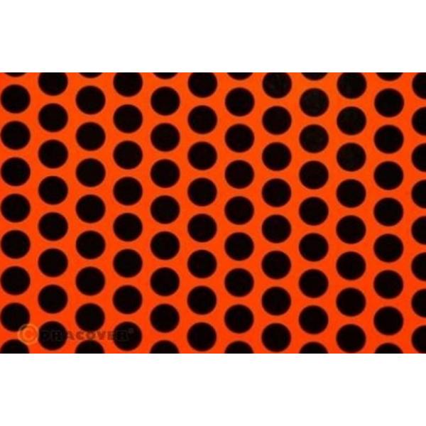 Oracover Fun Orange/Black 2m - 5523796-ORA41-064-071-002