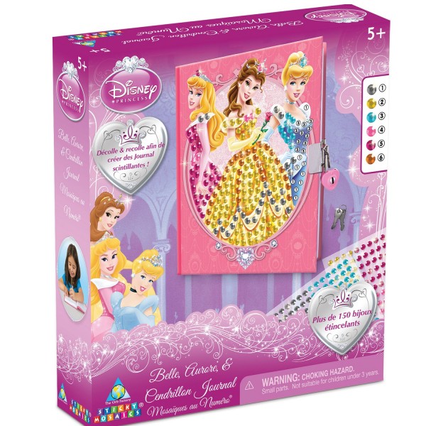 Journal à personnaliser Sticky Mosaics :  Princesses Disney - Orb-11187