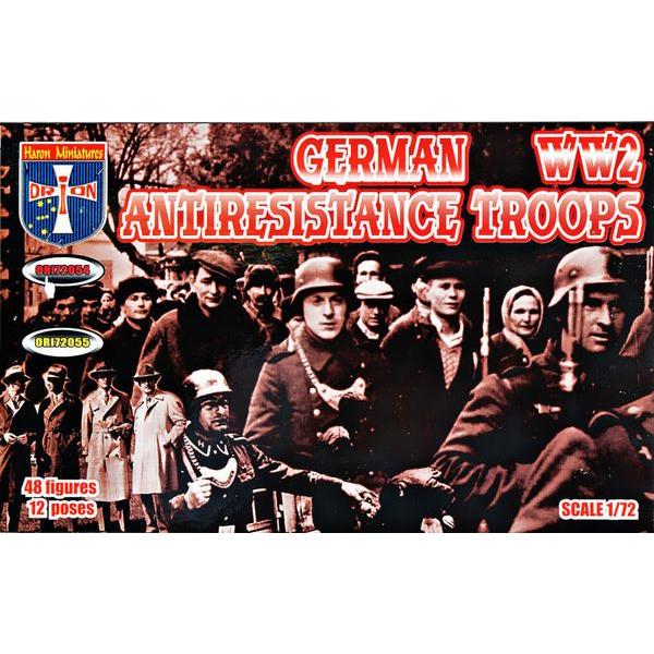 German antiresistance troops. WW2 - 1:72e - Orion - ORI72054