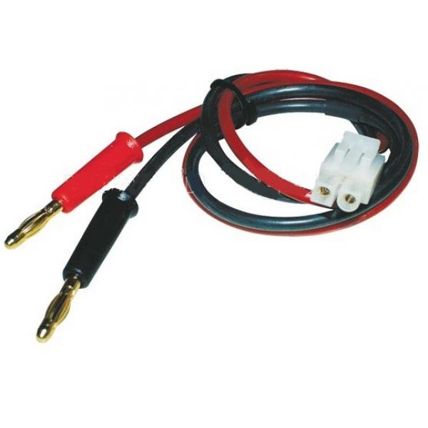 Cable de charge fiche banane 2,5mm TAMIYA - OST-46051
