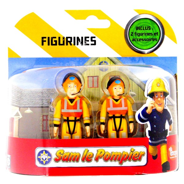 Figurines Sam le pompier : Sam le sauveteur et Julie - Ouaps-20100-20114