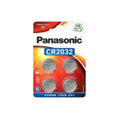 Panasonic Batterie Lithium CR2032 3V Blister (4-Pack) CR-2032EL/4B