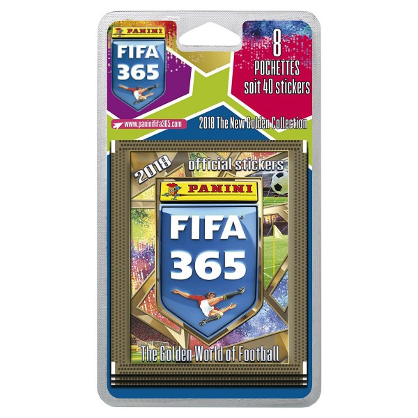 Cartes à collectionner Fifa 2018 : Blister 8 pochettes - Panini-2327-038