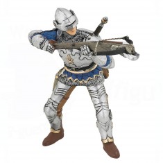 Figurine Arbalétrier bleu en armure