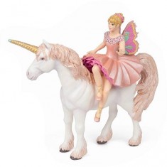 Figurine Ballerine sur sa licorne