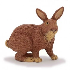 Brown rabbit figurine