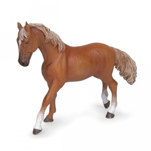 Chestnut English Thoroughbred Horse Figurine: Mare - Papo-51533
