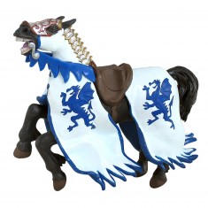 Figurine Cheval au dragon bleu