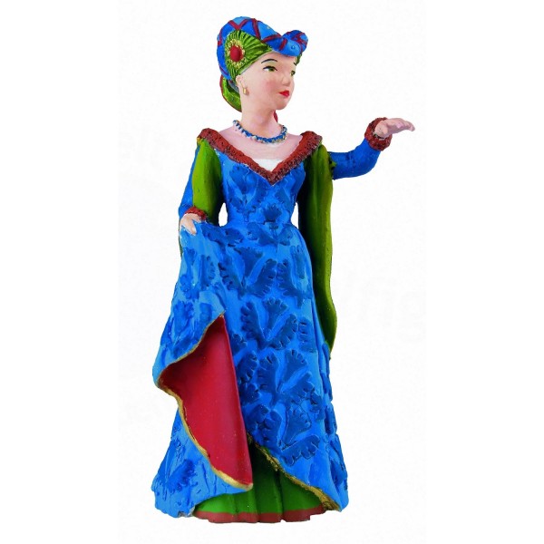 Figurine Dame à la licorne bleue - Papo-39393