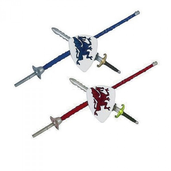 Espadas y escudos: Set de 10 piezas - Papo-39260RB