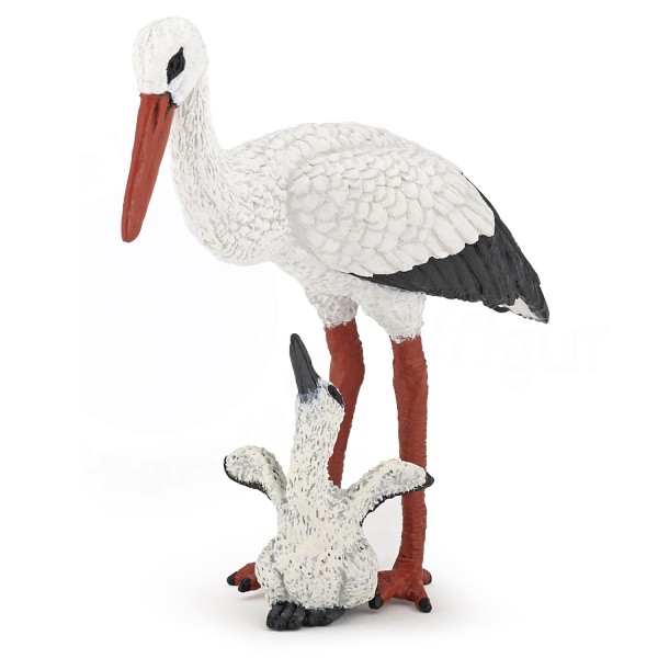 Figura cisne y su bebé. - Papo-50159
