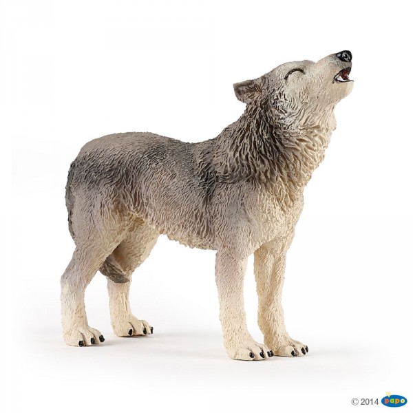 Figura de lobo aullando - Papo-50171
