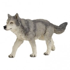 Figura de lobo gris