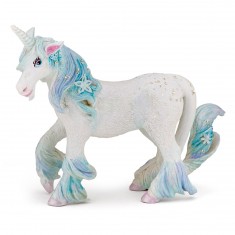 Figura de unicornio de hielo