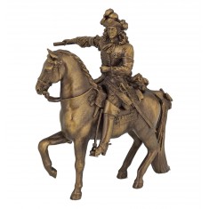 Figura Luis XIV y su caballo.