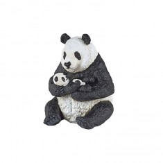 Figura: Panda sentado y su bebé.