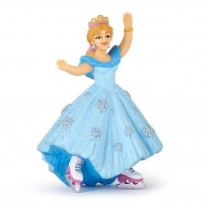 Figura princesa con patines de hielo.