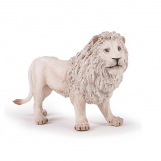 Figurilla: León blanco grande