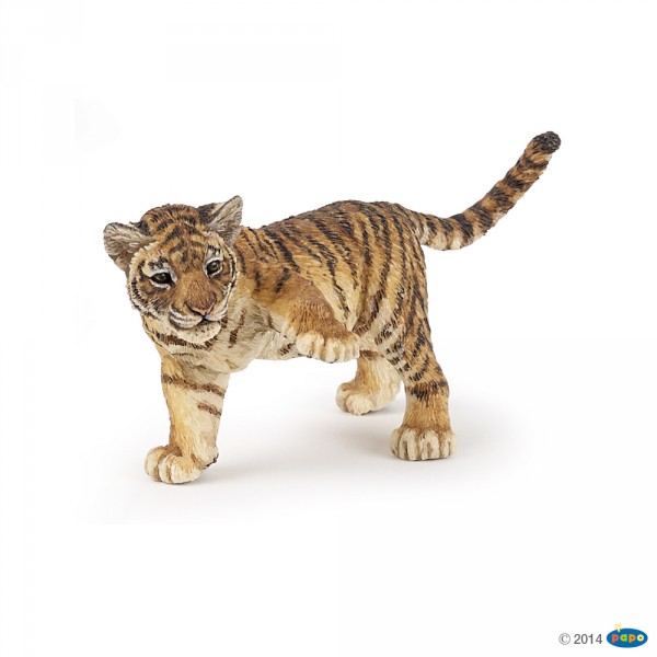 Figurine Bébé Tigre patte levée - Papo-50184