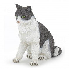 Figurine chat : Chatte assise