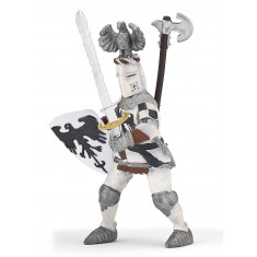 Figurine Chevalier blanc au cimier