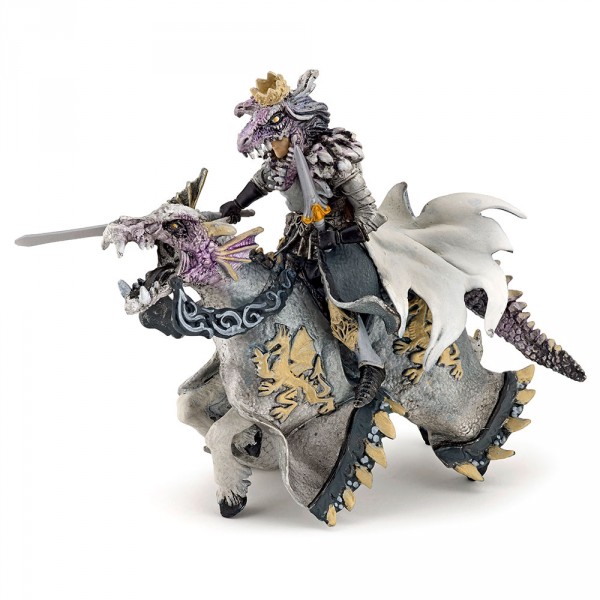 Figurine fantastique : Roi sorcier et son cheval - Papo-36011