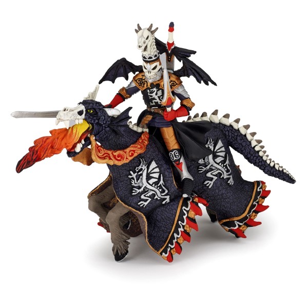 Figurine guerrier dragon et son cheval - Papo-36000