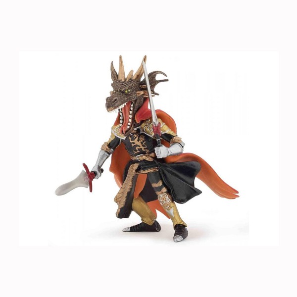 Figurine Homme dragon de feu : Rouge - Papo-38972R
