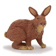 Figurine lapin marron