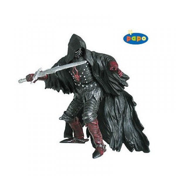 Gesichtslose schwarze Reiterfigur - Papo-38901