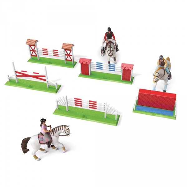 Horse riding competition set for figurines - Papo-60108