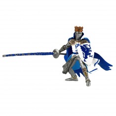King figurine with blue dragon