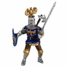 Knight with blue crest figurine