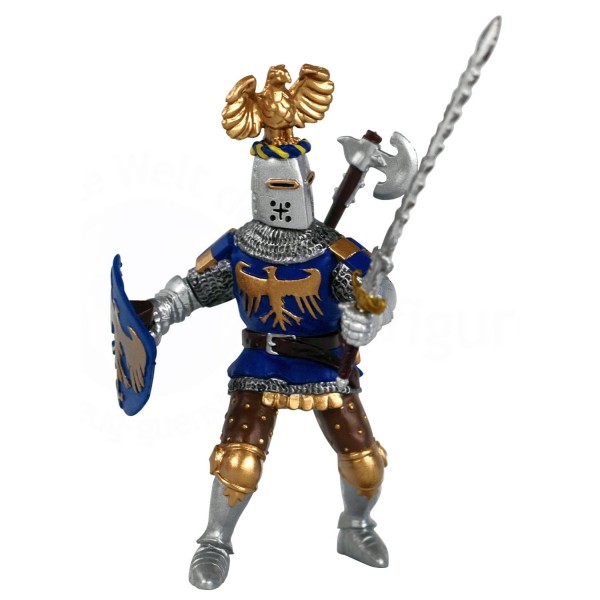 Knight with blue crest figurine - Papo-39362