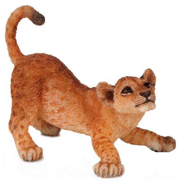 Figurine Lion : Lionceau jouant - Papo-50126