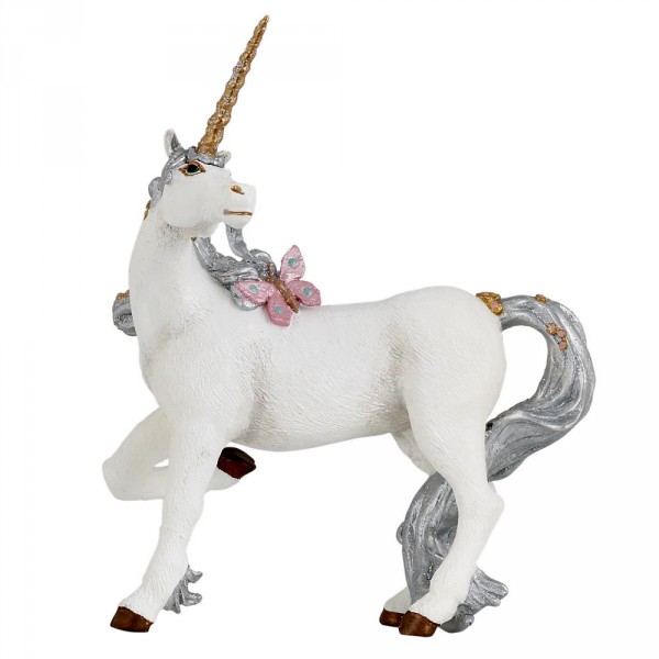 Silver Unicorn figurine - Papo-39038