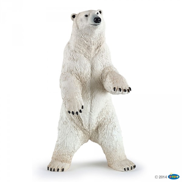 Standing Polar Bear Figurine - Papo-50172