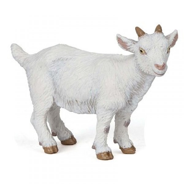 White Goat Figurine: Kid - Papo-51146