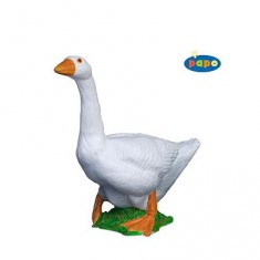 White goose figurine