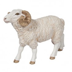 White ram figurine