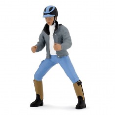 Young rider figurine