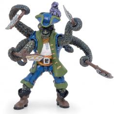 Figura de pulpo pirata mutante